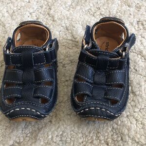 Stride Rite Dark Blue Baby Sandals